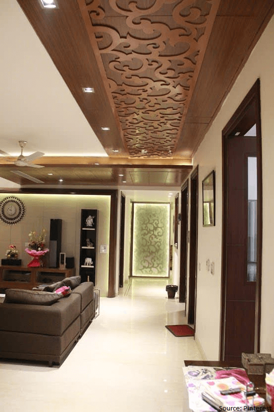 Traditional  False Ceiling Design for Hall