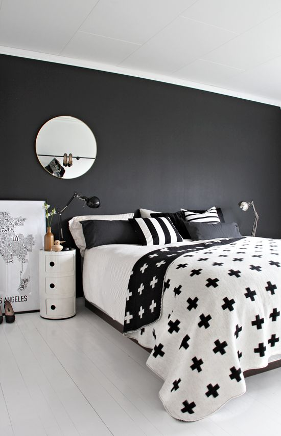Monochrome Effect Bedroom Design