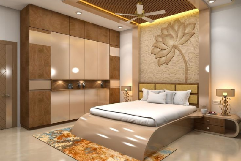 Unique bedroom false ceiling design