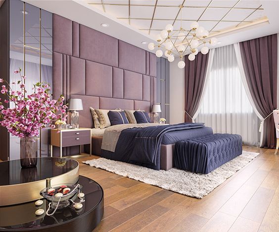 luxurious bedroom interior